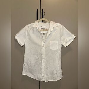 Frank & Eileen Crisp White Casual Shirt